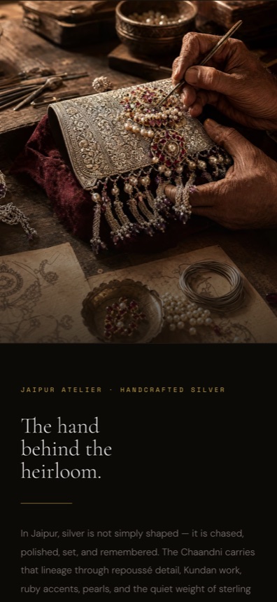 Miiraa atelier — the hand behind the heirloom